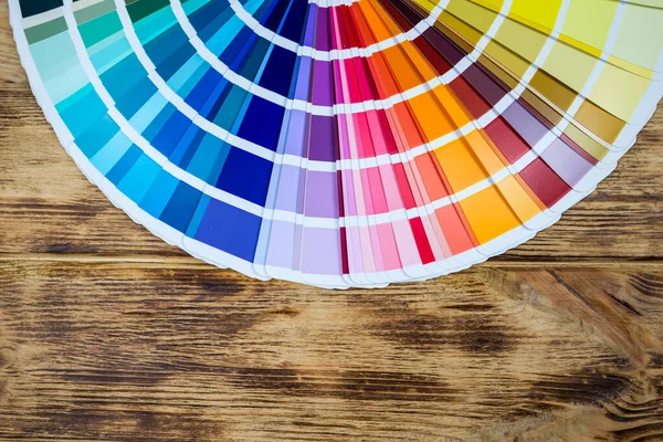 Close Color Palette Guide Printing Painting Color Palette Guide Paint — Stock Photo, Image