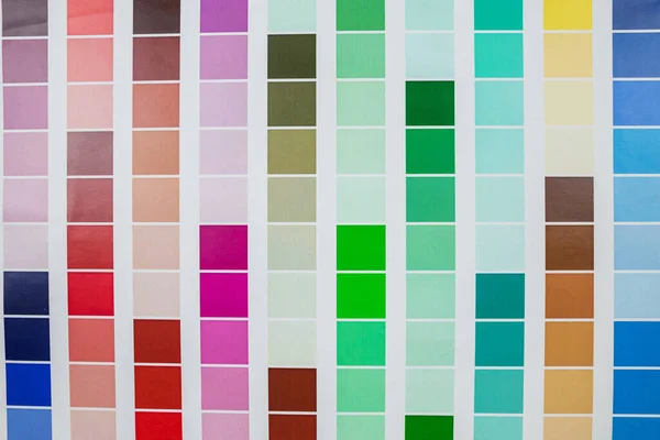 Paper color palette as background. Color selection.
