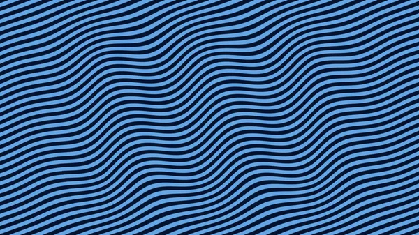 蓝色波浪线抽象背景 — 图库照片
