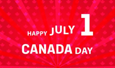 Mutlu Kanada Günü Vatansever arka plan duvar kağıdı