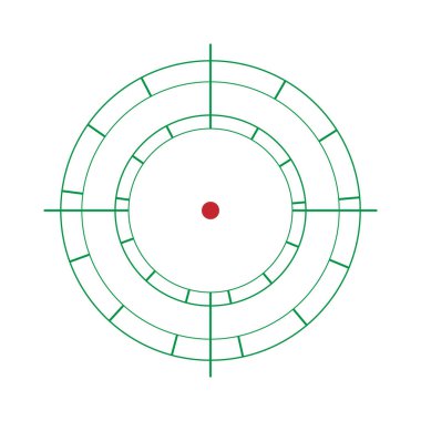 Silah Görme Hedefleri: Vektör Resimleri İzole Edildi