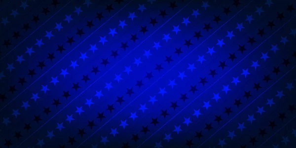 Usa Star Fond Patriotique Bleu — Image vectorielle