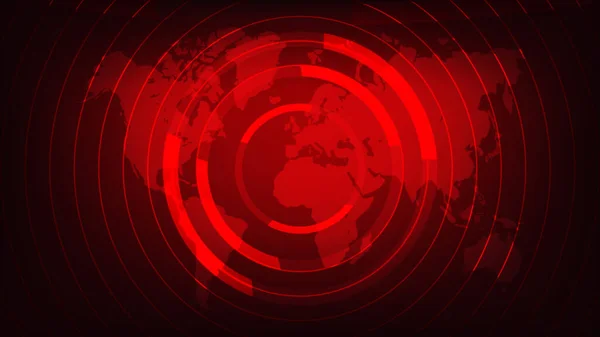 Red Alarming Color World Map Background — Stock Photo, Image