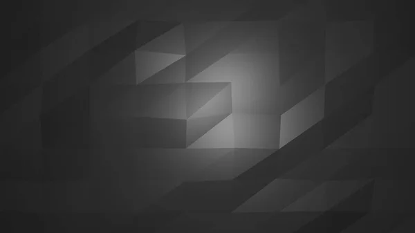 Low Poly Crystal Grey Black Background Polygon Design Pattern — Stock Photo, Image