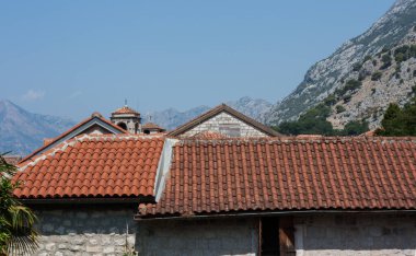 Eski Kotor, Karadağ, Avrupa, Adriyatik denizi ve dağlarındaki tarihi bina