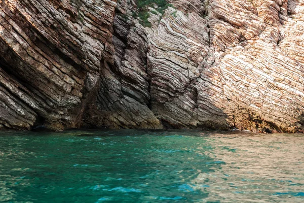 Hermoso Paisaje Vista Mar Costa Adriática Cerca Budva Montenegro Europa — Foto de Stock