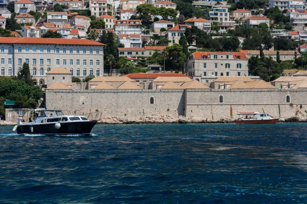 Vista Antigo Marco Dubrovnik Cidade Velha Croácia Costa Adriático — Fotografia de Stock
