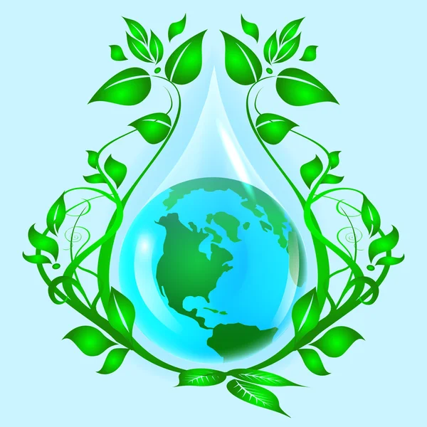 Экологический логотип — стоковое фото