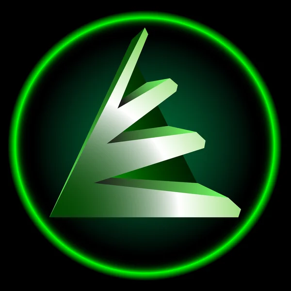Techno-Logo — Stockvektor