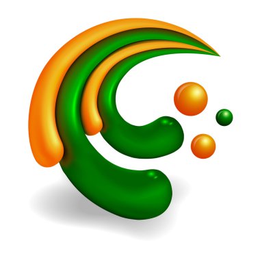 3B sembol yaratıcı tasarım
