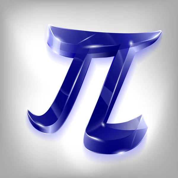 Bokstaven i det grekiska pi alfabetet — Stock vektor
