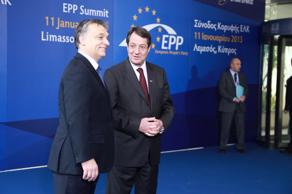 Viktor Orban and Nicos Anastasiades