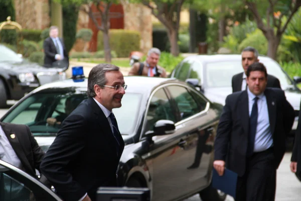 Primer Ministro de Grecia Antonis Samaras — Foto de Stock