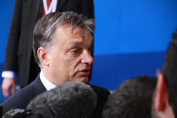 Primo Ministro ungherese Viktor Orban Foto Stock