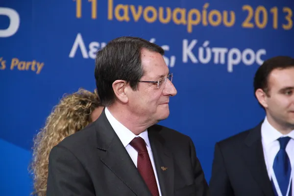 Nicos Anastasiades, President of Cyprus — Stock Photo, Image