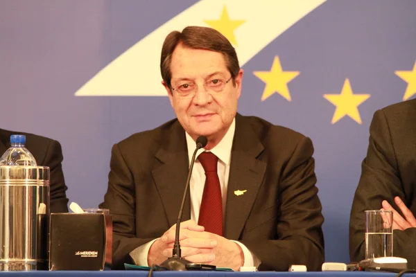 Nicos Anastasiades, Presidente de Chipre — Foto de Stock