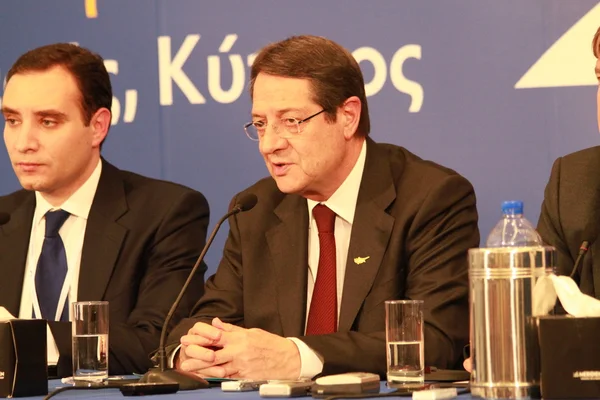 Nicos Anastasiades, Presidente de Chipre — Foto de Stock