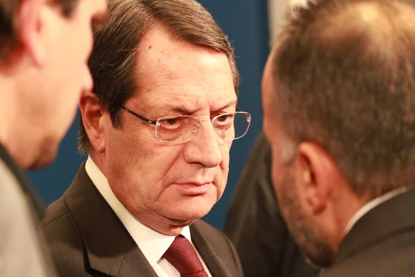 Nicos Anastasiades, Presidente de Chipre — Foto de Stock