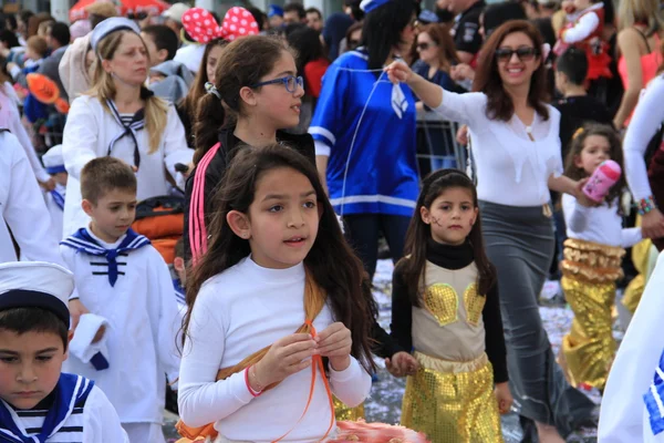 Niños. Carnaval en Chipre — Foto de Stock