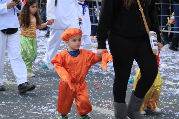 Kinderen. Carnaval in cyprus — Stockfoto