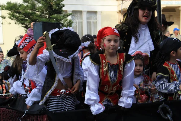 Barn. karneval i Cypern. — Stockfoto