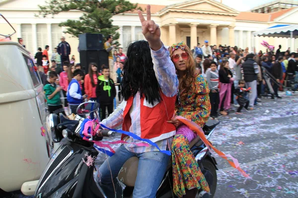 hippi. Karnaval Kıbrıs