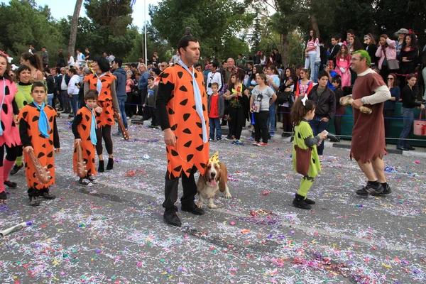 Дітей. Карнавал на Кіпрі. — стокове фото