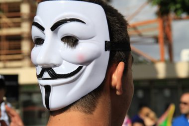 Anonim maskesi. Karnaval Baf.