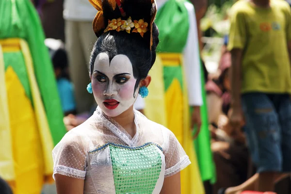 Indonesisk kultur karneval — Stockfoto