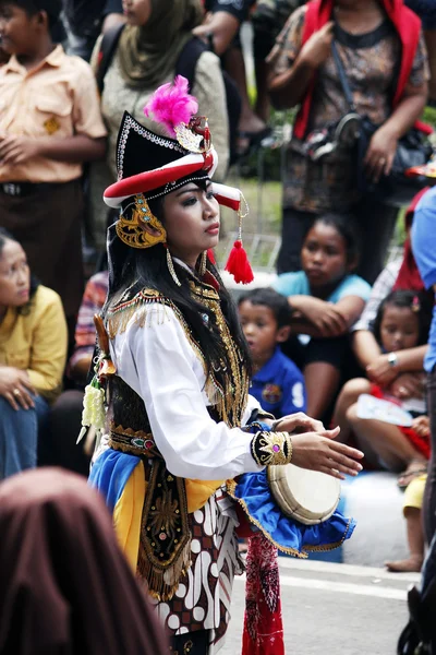 Indonesisk kultur karneval — Stockfoto