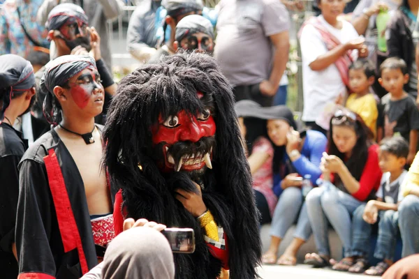 Carnaval da cultura indonésia — Fotografia de Stock