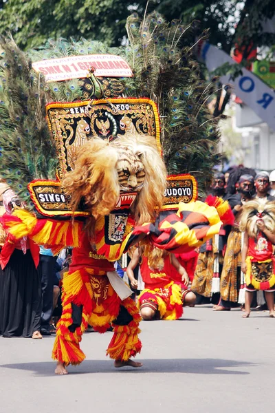 Indonesisk kultur karneval — Stockfoto