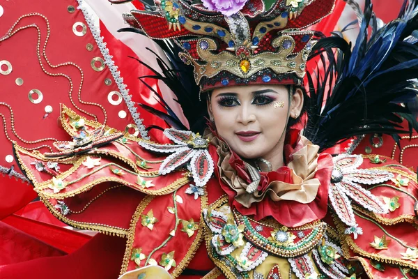 Carnaval da cultura indonésia — Fotografia de Stock