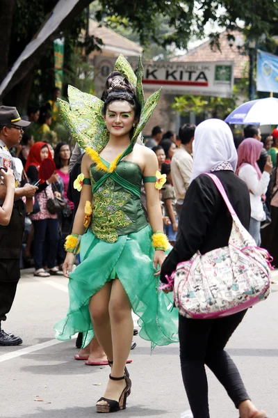 Carnaval da cultura indonésia — Fotografia de Stock