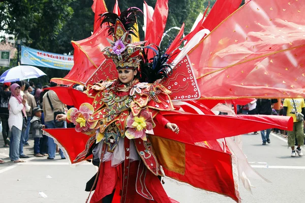 Indonesisk kultur karneval — Stockfoto
