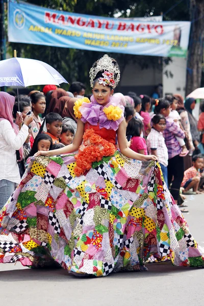 Carnaval da cultura indonésia — Fotografia de Stock