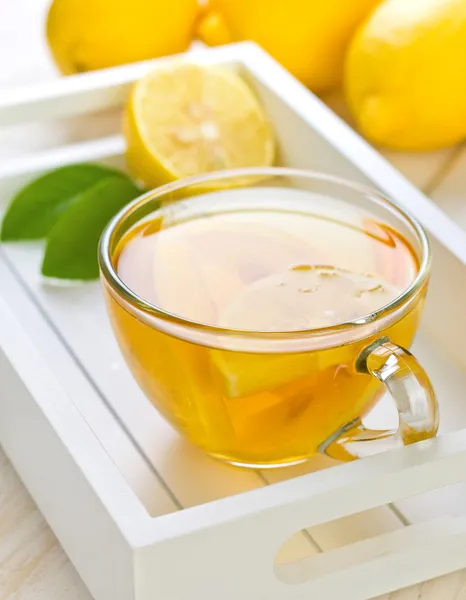 Té con limón — Foto de Stock