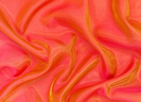 Fond drapé orange organza — Photo