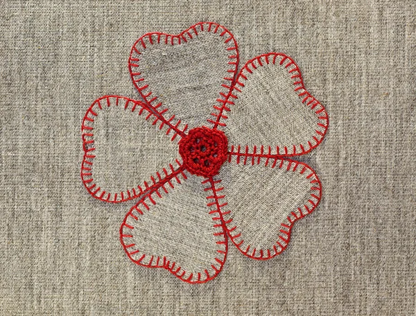 Fleur de coeur — Photo