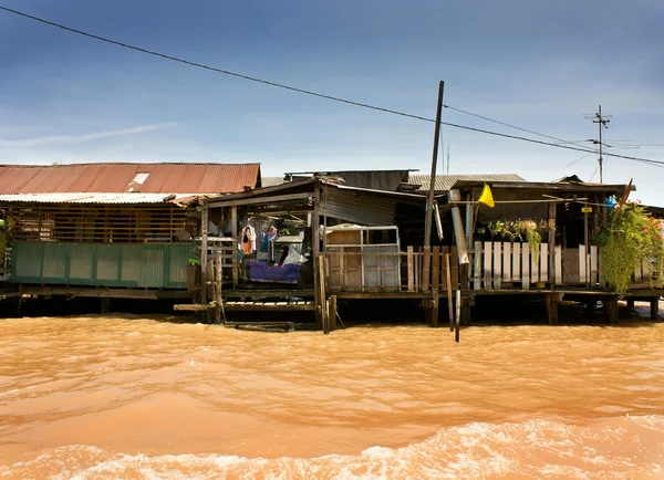 Antiguas casas de madera — Foto de Stock