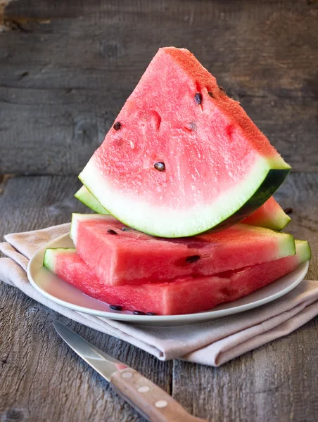 Slices of watermelon Stock Image