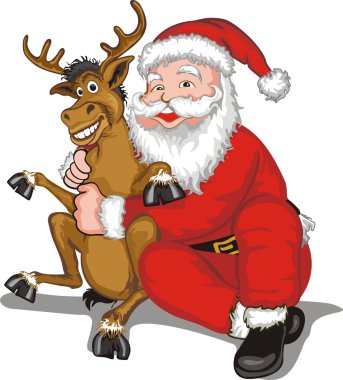 Noel Baba ve Ren geyiği