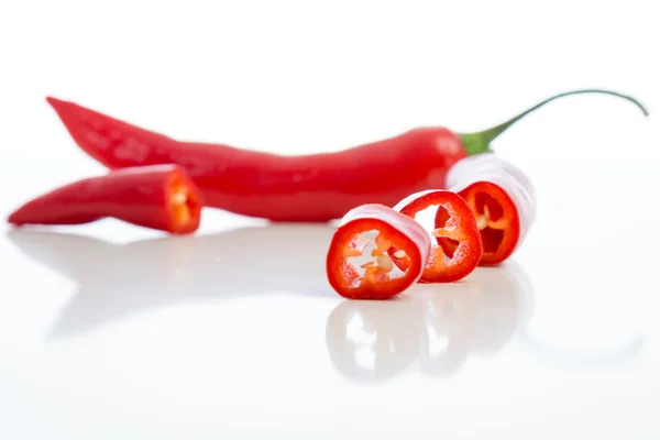 Pimientos rojos picantes — Foto de Stock