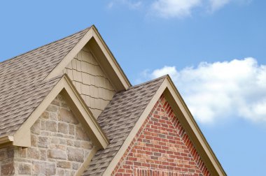 Three Roof Gables clipart