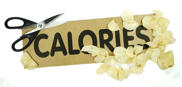 Уменьшите калории — стоковое фото