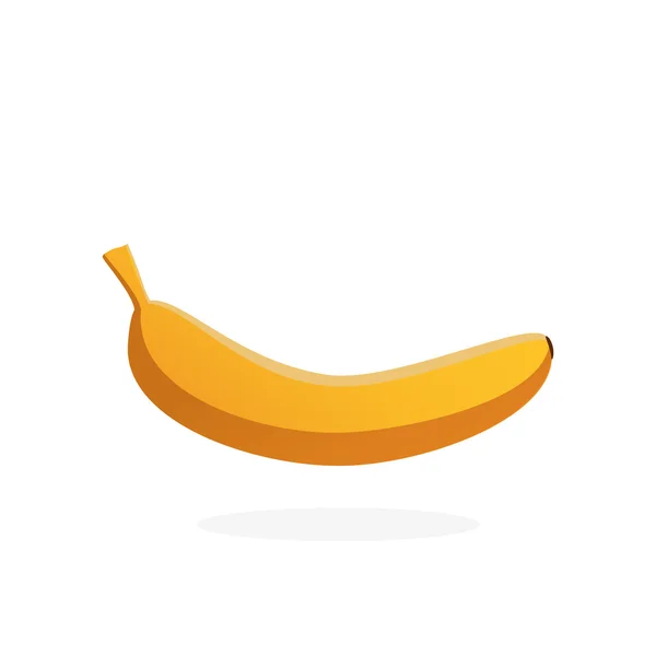Banane isoliert — Stockvektor