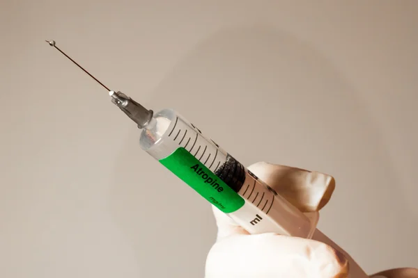 Starting an injection — Stock Photo, Image