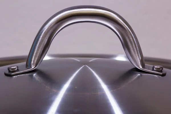 Handle of a pan cover — Stock Photo, Image