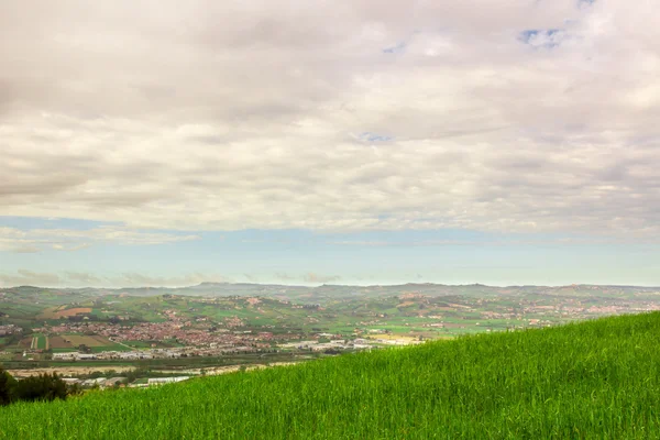 Evening on the hills of Italy — Stock Photo, Image