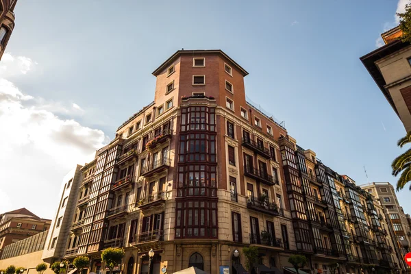 Gamla byggnader i bilbao — Stockfoto